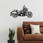 Wallity Escultura de pared Motorcycle en negro